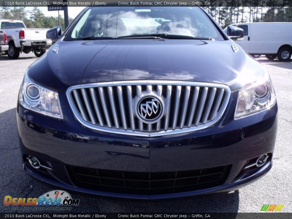2010 Buick LaCrosse CXL Midnight Blue Metallic / Ebony Photo #3