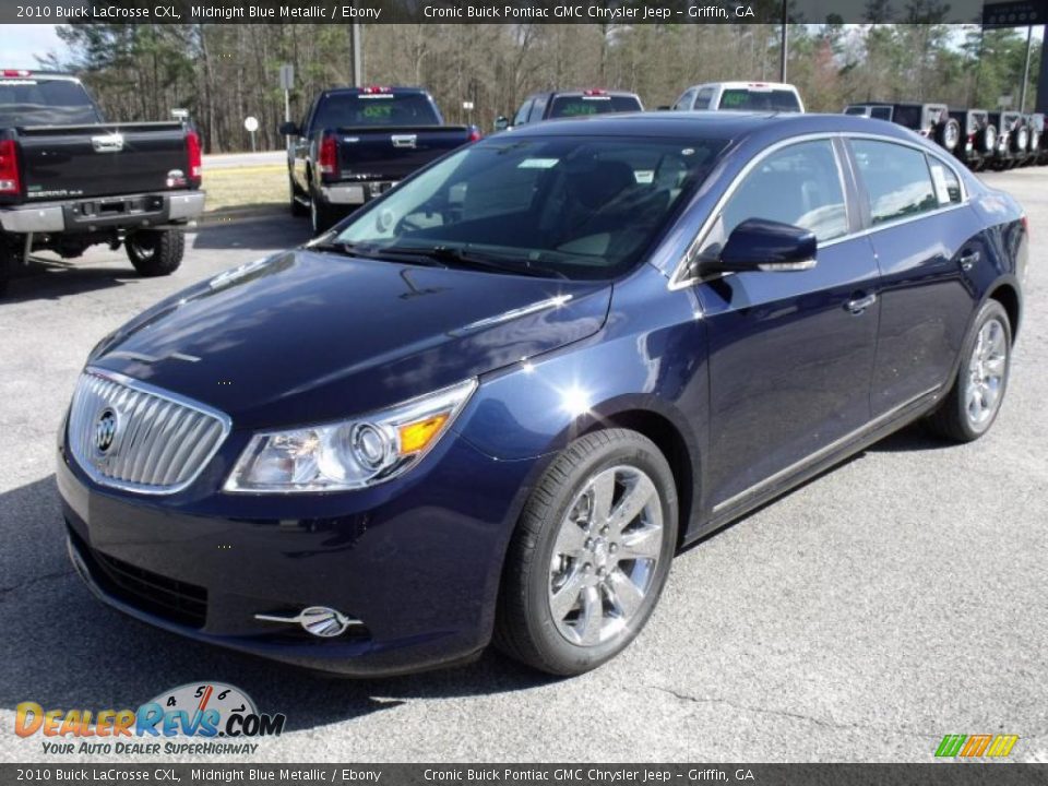 2010 Buick LaCrosse CXL Midnight Blue Metallic / Ebony Photo #4