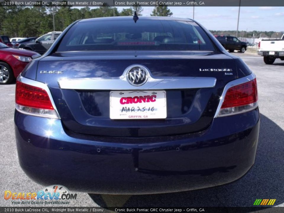 2010 Buick LaCrosse CXL Midnight Blue Metallic / Ebony Photo #7