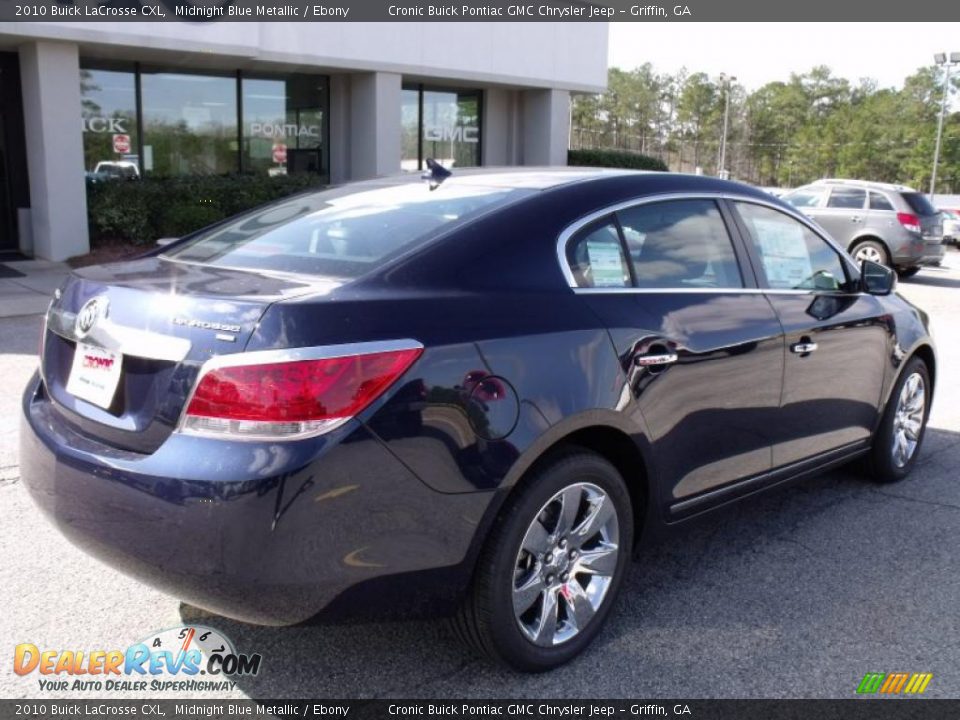 2010 Buick LaCrosse CXL Midnight Blue Metallic / Ebony Photo #8
