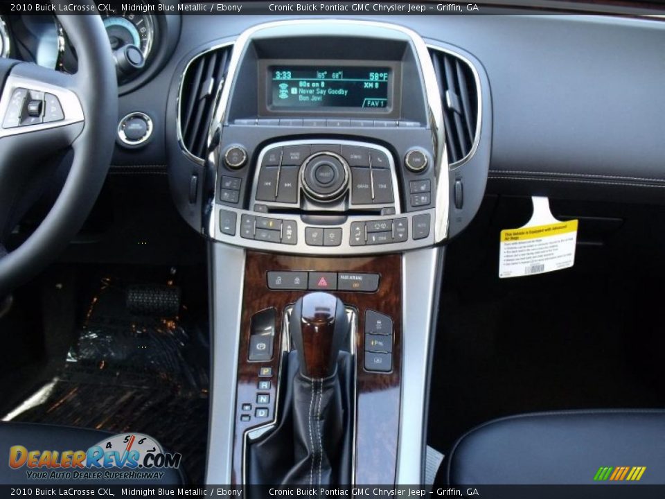 2010 Buick LaCrosse CXL Midnight Blue Metallic / Ebony Photo #14