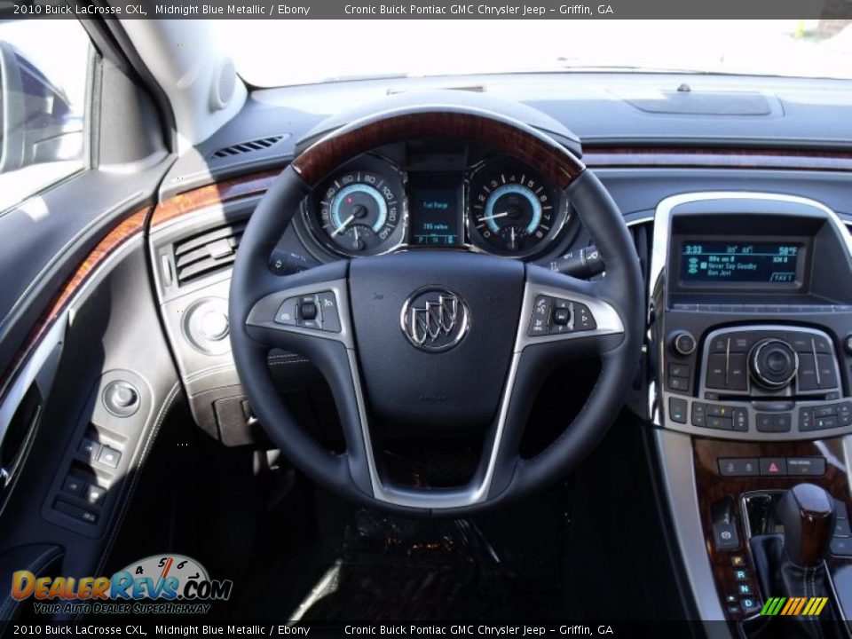 2010 Buick LaCrosse CXL Midnight Blue Metallic / Ebony Photo #15