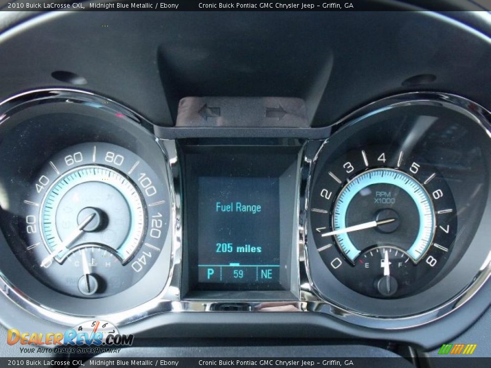 2010 Buick LaCrosse CXL Midnight Blue Metallic / Ebony Photo #17