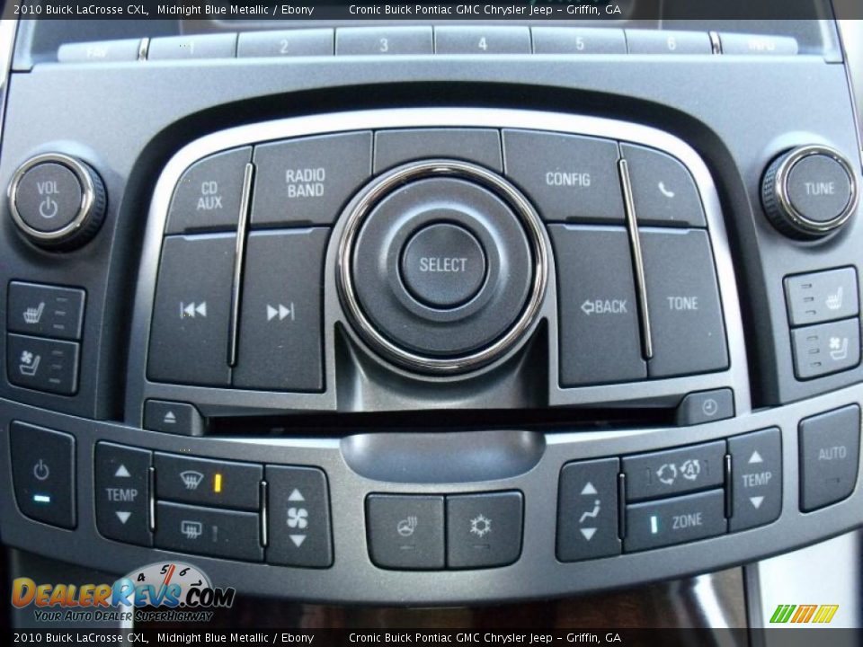 2010 Buick LaCrosse CXL Midnight Blue Metallic / Ebony Photo #19