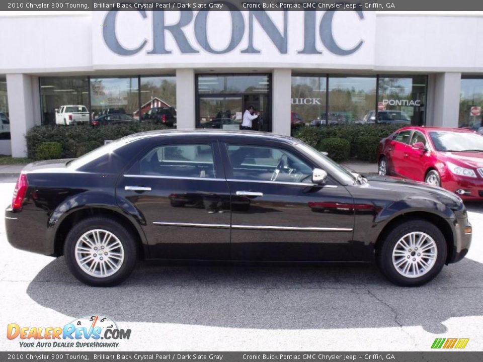 2010 Chrysler 300 Touring Brilliant Black Crystal Pearl / Dark Slate Gray Photo #1