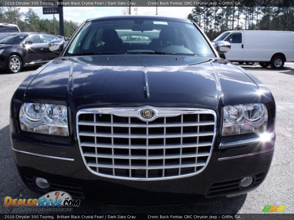 2010 Chrysler 300 Touring Brilliant Black Crystal Pearl / Dark Slate Gray Photo #3