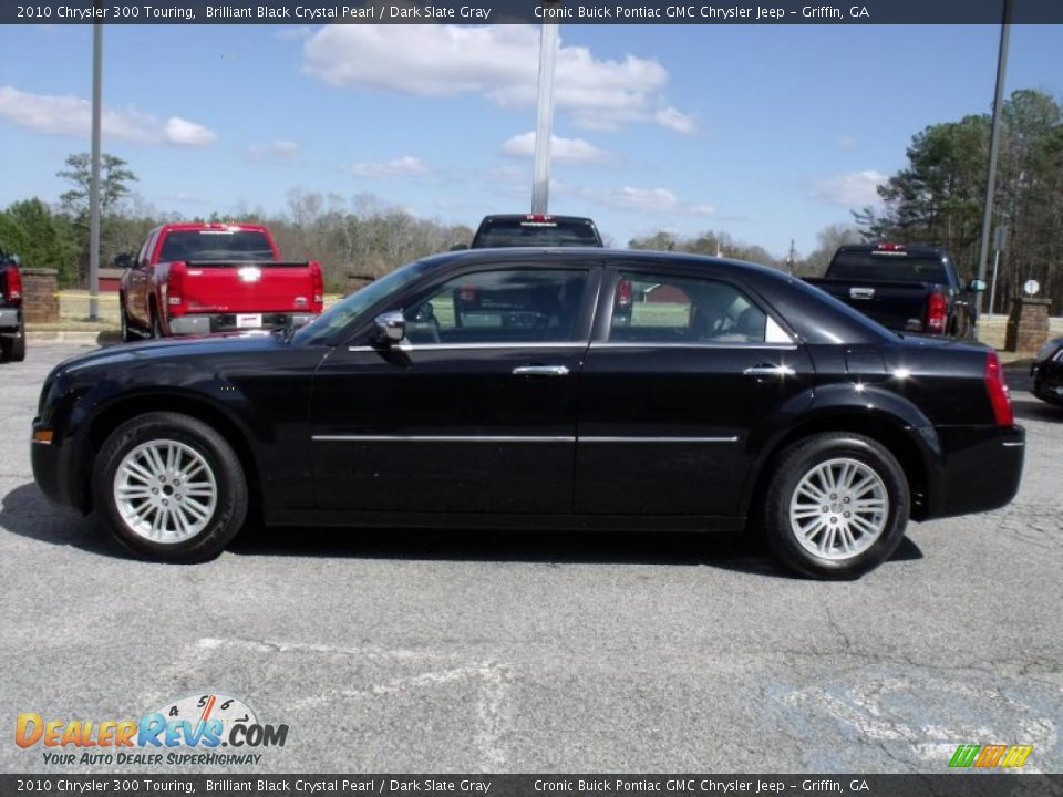 2010 Chrysler 300 Touring Brilliant Black Crystal Pearl / Dark Slate Gray Photo #5
