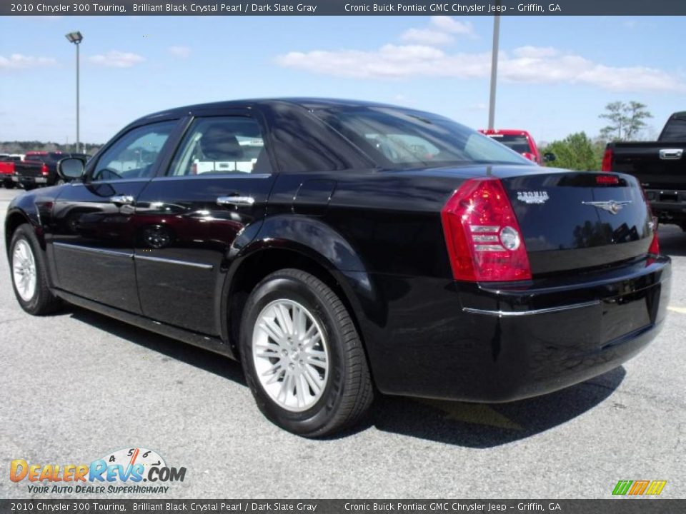2010 Chrysler 300 Touring Brilliant Black Crystal Pearl / Dark Slate Gray Photo #6