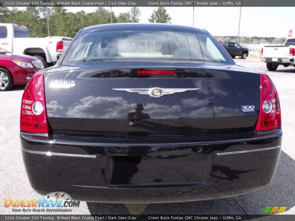 2010 Chrysler 300 Touring Brilliant Black Crystal Pearl / Dark Slate Gray Photo #7