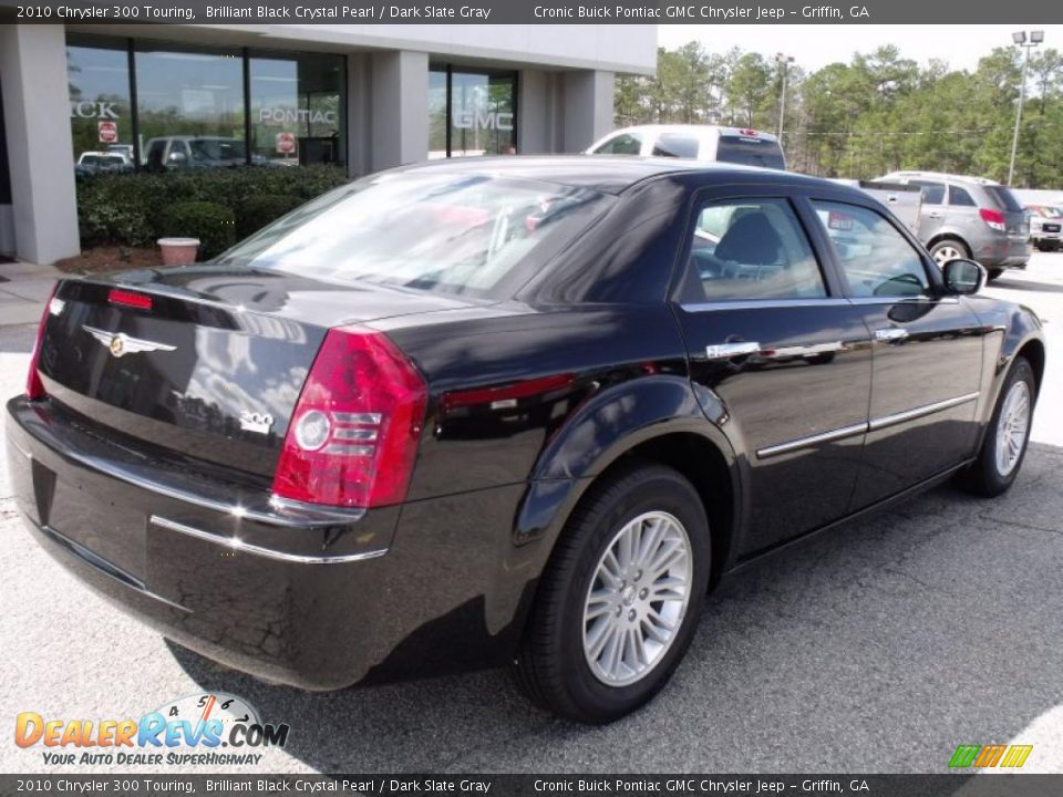 2010 Chrysler 300 Touring Brilliant Black Crystal Pearl / Dark Slate Gray Photo #8