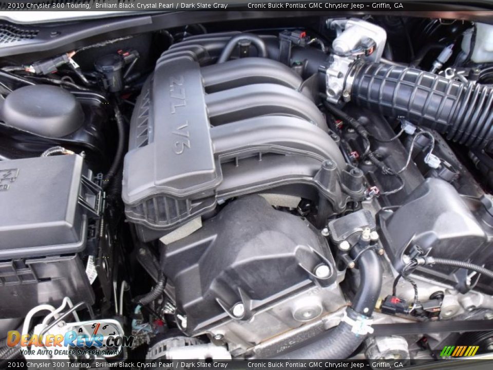 2010 Chrysler 300 Touring Brilliant Black Crystal Pearl / Dark Slate Gray Photo #11