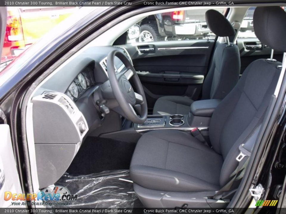 2010 Chrysler 300 Touring Brilliant Black Crystal Pearl / Dark Slate Gray Photo #12