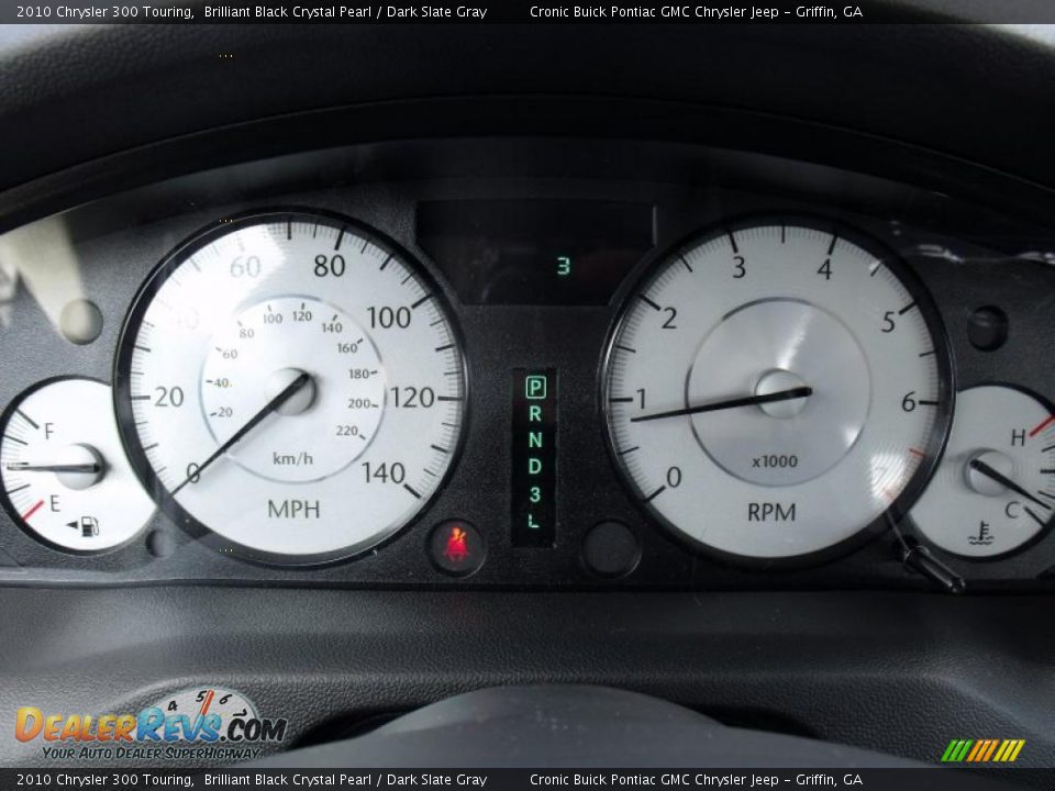 2010 Chrysler 300 Touring Brilliant Black Crystal Pearl / Dark Slate Gray Photo #18