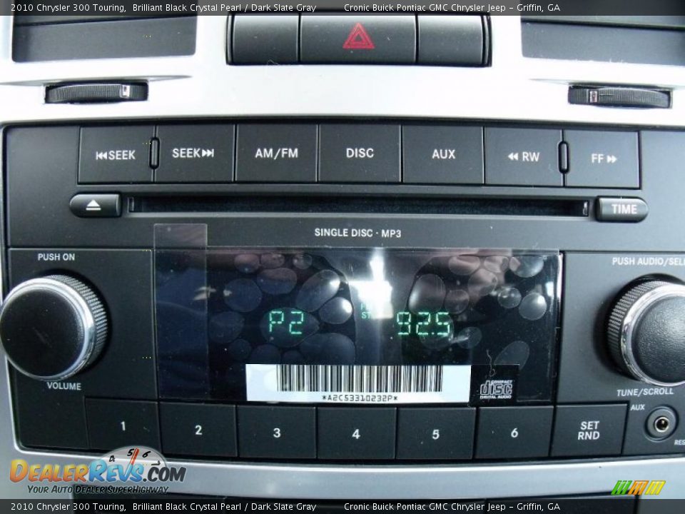 2010 Chrysler 300 Touring Brilliant Black Crystal Pearl / Dark Slate Gray Photo #19