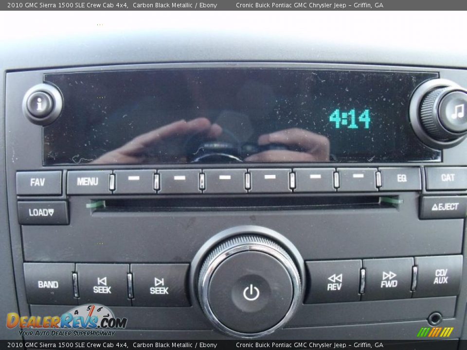 2010 GMC Sierra 1500 SLE Crew Cab 4x4 Carbon Black Metallic / Ebony Photo #19