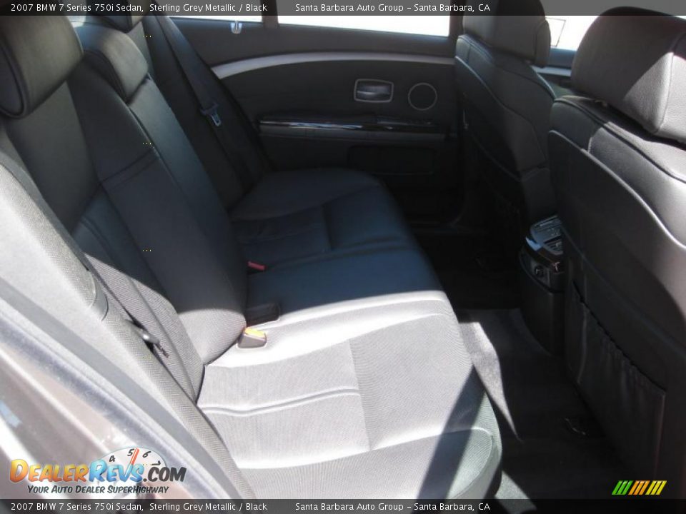 2007 BMW 7 Series 750i Sedan Sterling Grey Metallic / Black Photo #7