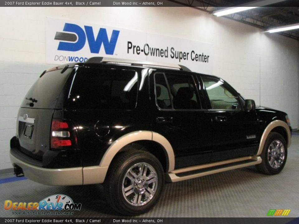2007 Ford Explorer Eddie Bauer 4x4 Black / Camel Photo #4