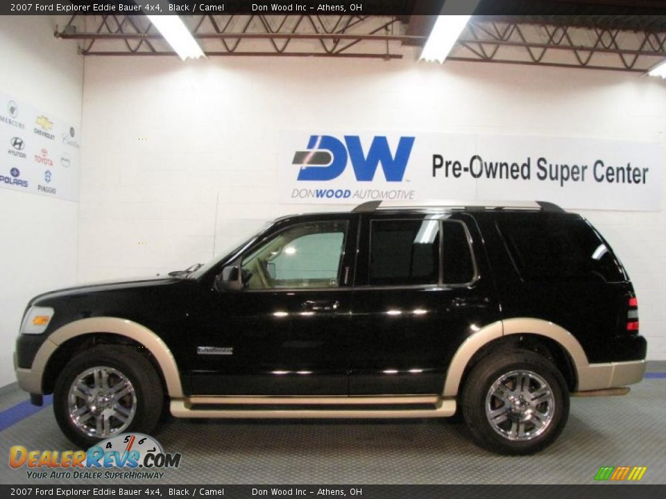 2007 Ford Explorer Eddie Bauer 4x4 Black / Camel Photo #5
