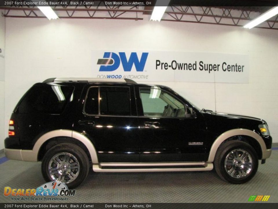 2007 Ford Explorer Eddie Bauer 4x4 Black / Camel Photo #6