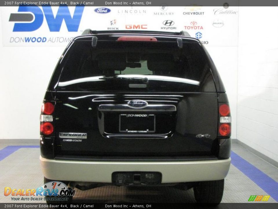 2007 Ford Explorer Eddie Bauer 4x4 Black / Camel Photo #8