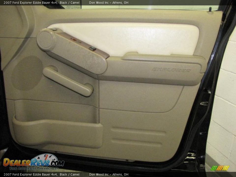 2007 Ford Explorer Eddie Bauer 4x4 Black / Camel Photo #17