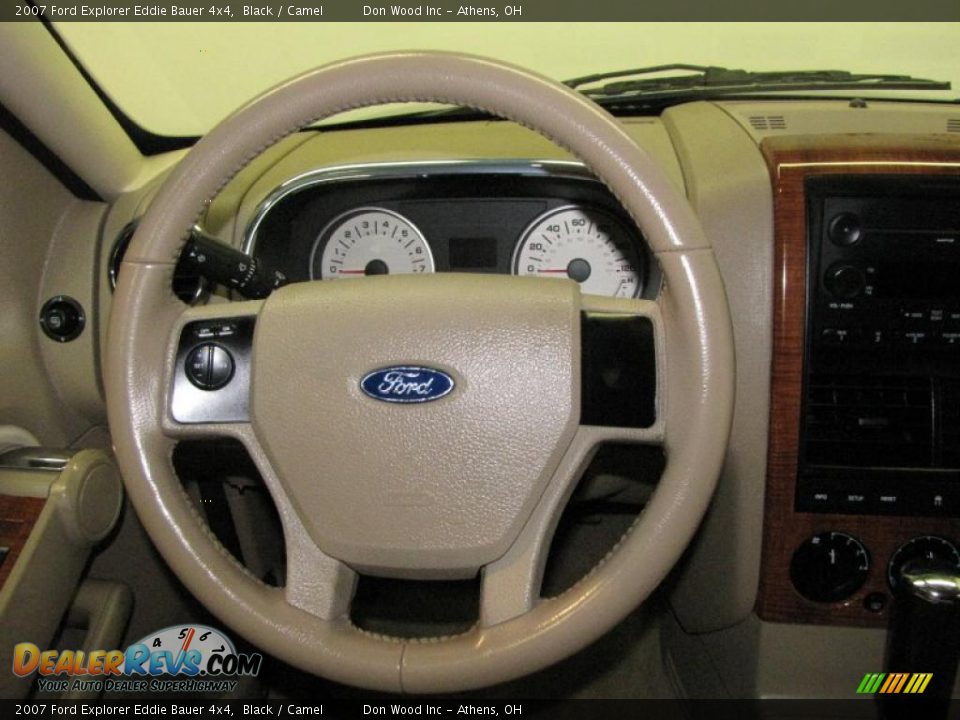 2007 Ford Explorer Eddie Bauer 4x4 Black / Camel Photo #19