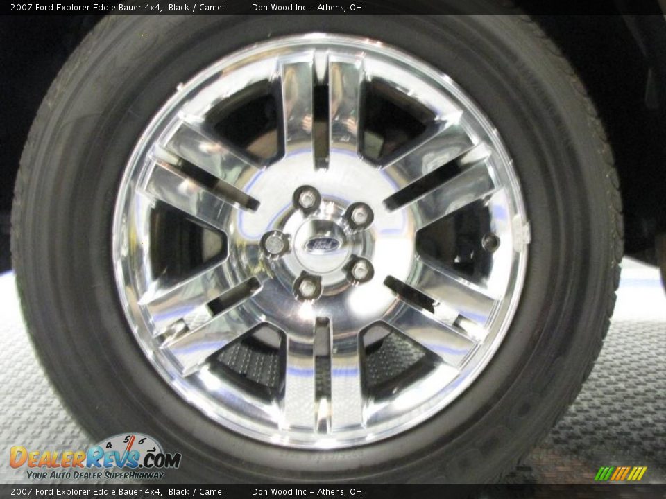 2007 Ford Explorer Eddie Bauer 4x4 Black / Camel Photo #22
