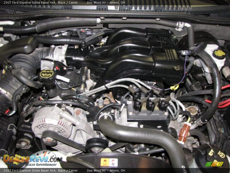 2007 Ford Explorer Eddie Bauer 4x4 Black / Camel Photo #24