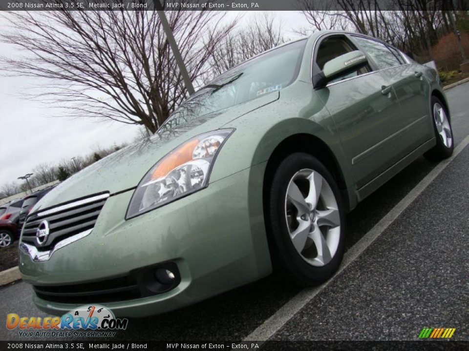 2008 Nissan Altima 3.5 SE Metallic Jade / Blond Photo #1