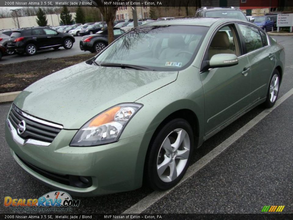 2008 Nissan Altima 3.5 SE Metallic Jade / Blond Photo #2