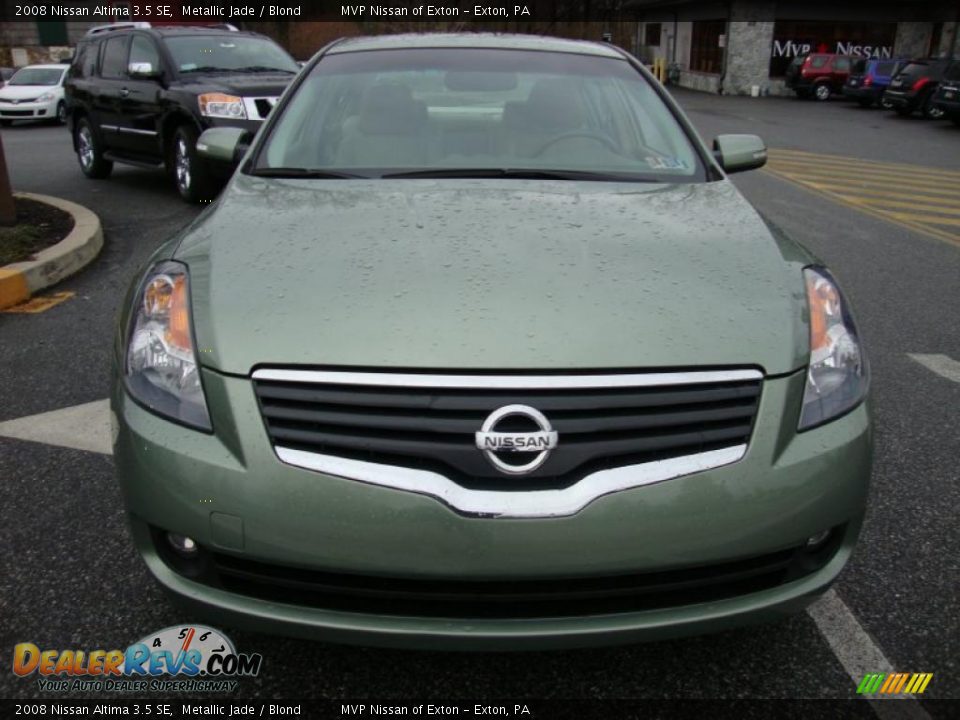 2008 Nissan Altima 3.5 SE Metallic Jade / Blond Photo #3