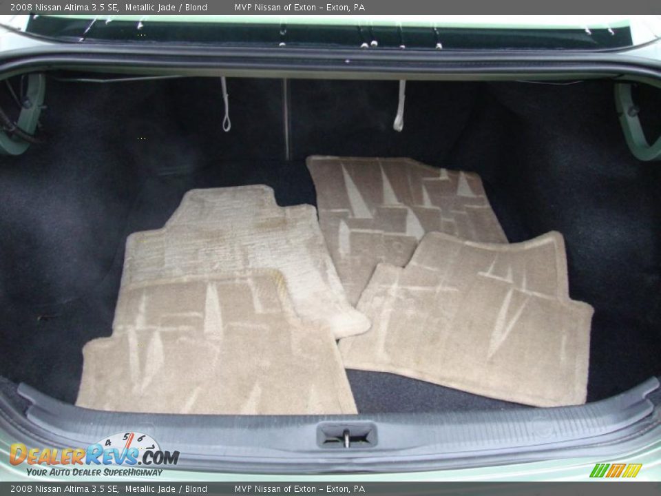 2008 Nissan Altima 3.5 SE Metallic Jade / Blond Photo #14