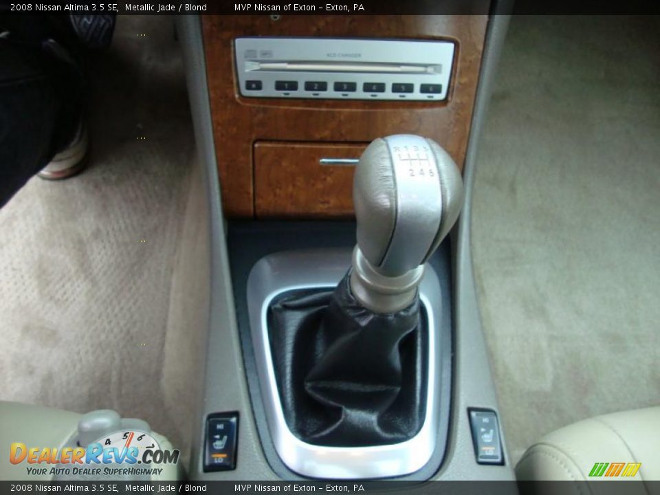 2008 Nissan Altima 3.5 SE Metallic Jade / Blond Photo #20