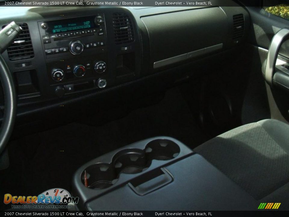 2007 Chevrolet Silverado 1500 LT Crew Cab Graystone Metallic / Ebony Black Photo #14