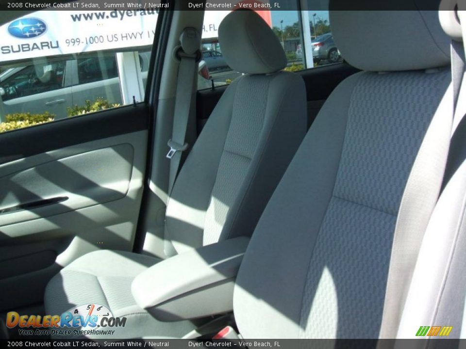2008 Chevrolet Cobalt LT Sedan Summit White / Neutral Photo #9