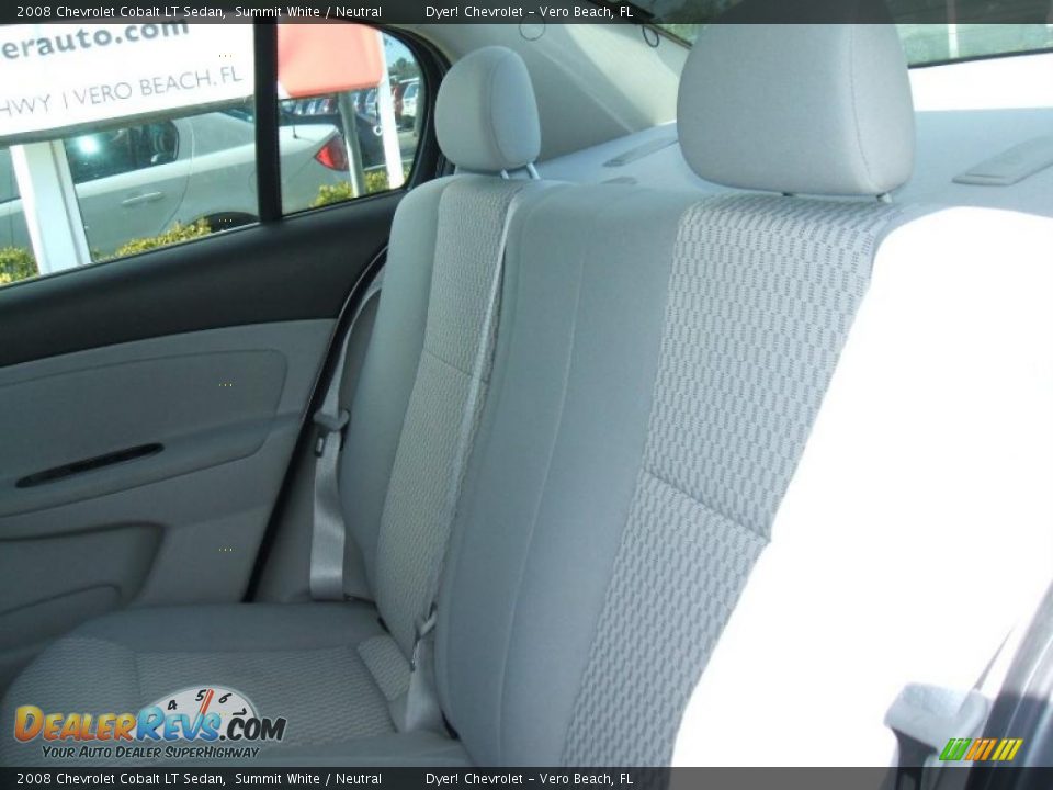 2008 Chevrolet Cobalt LT Sedan Summit White / Neutral Photo #11