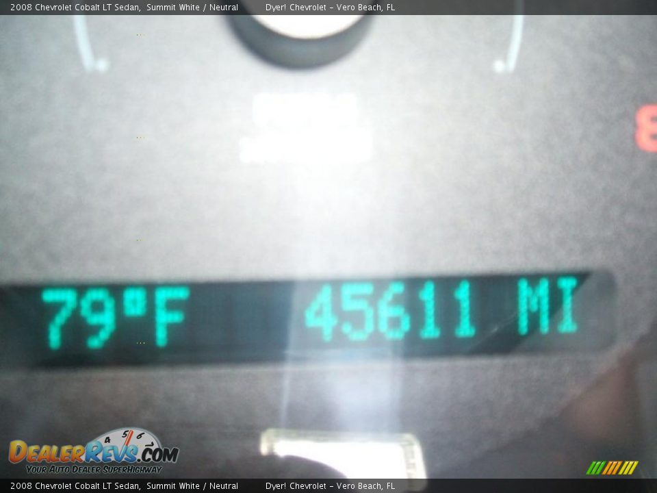 2008 Chevrolet Cobalt LT Sedan Summit White / Neutral Photo #13