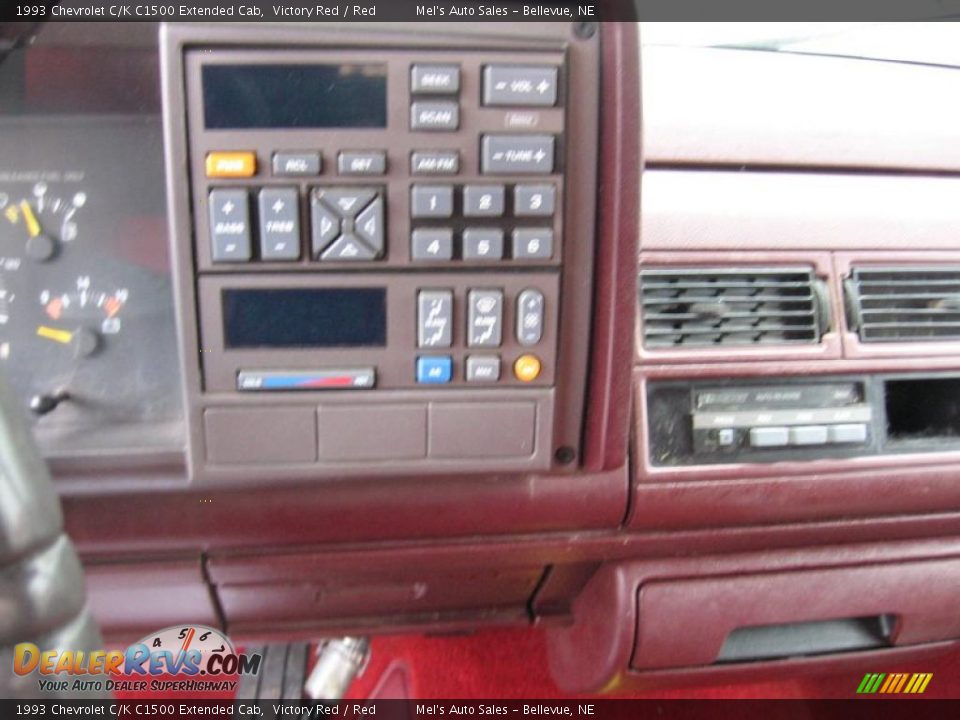 1993 Chevrolet C/K C1500 Extended Cab Victory Red / Red Photo #6