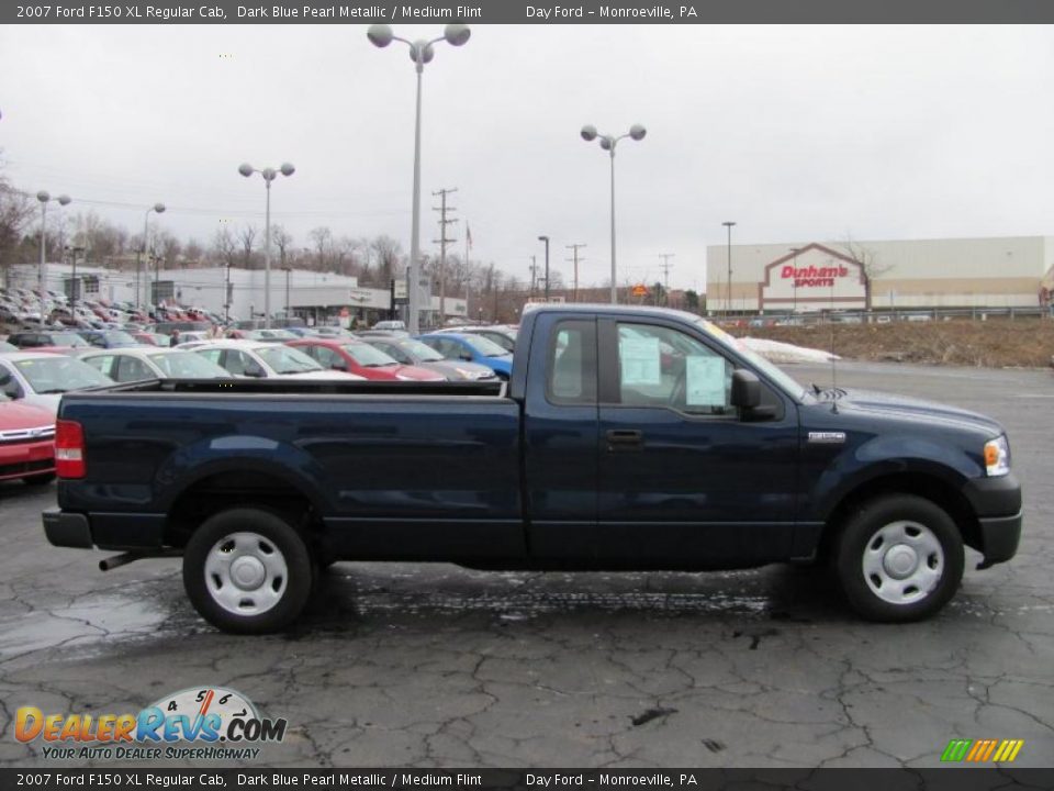 2007 Ford F150 XL Regular Cab Dark Blue Pearl Metallic / Medium Flint Photo #5