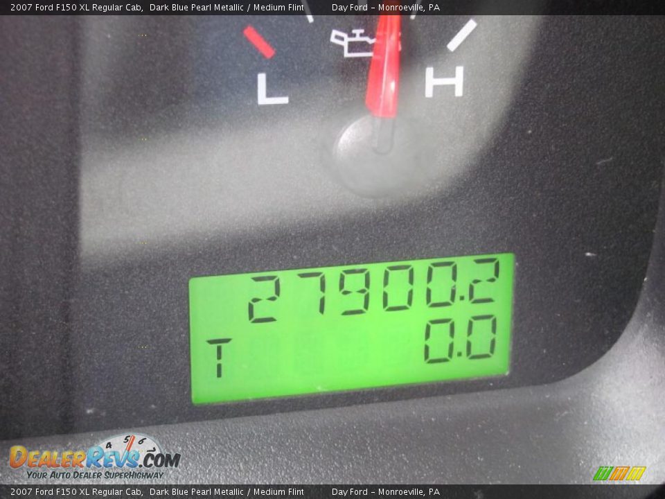 2007 Ford F150 XL Regular Cab Dark Blue Pearl Metallic / Medium Flint Photo #15