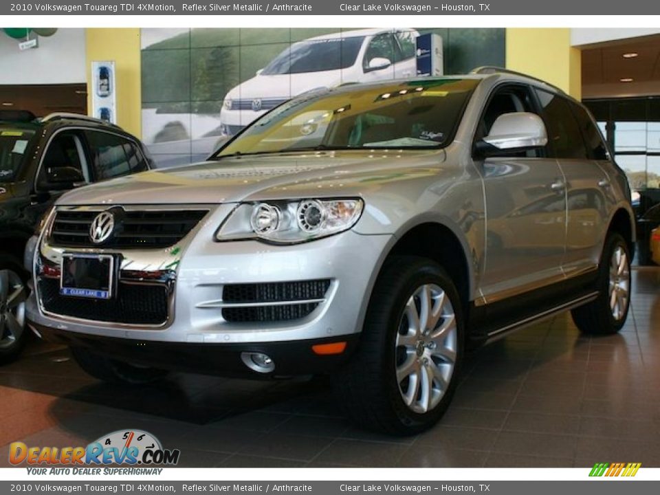 2010 Volkswagen Touareg TDI 4XMotion Reflex Silver Metallic / Anthracite Photo #10
