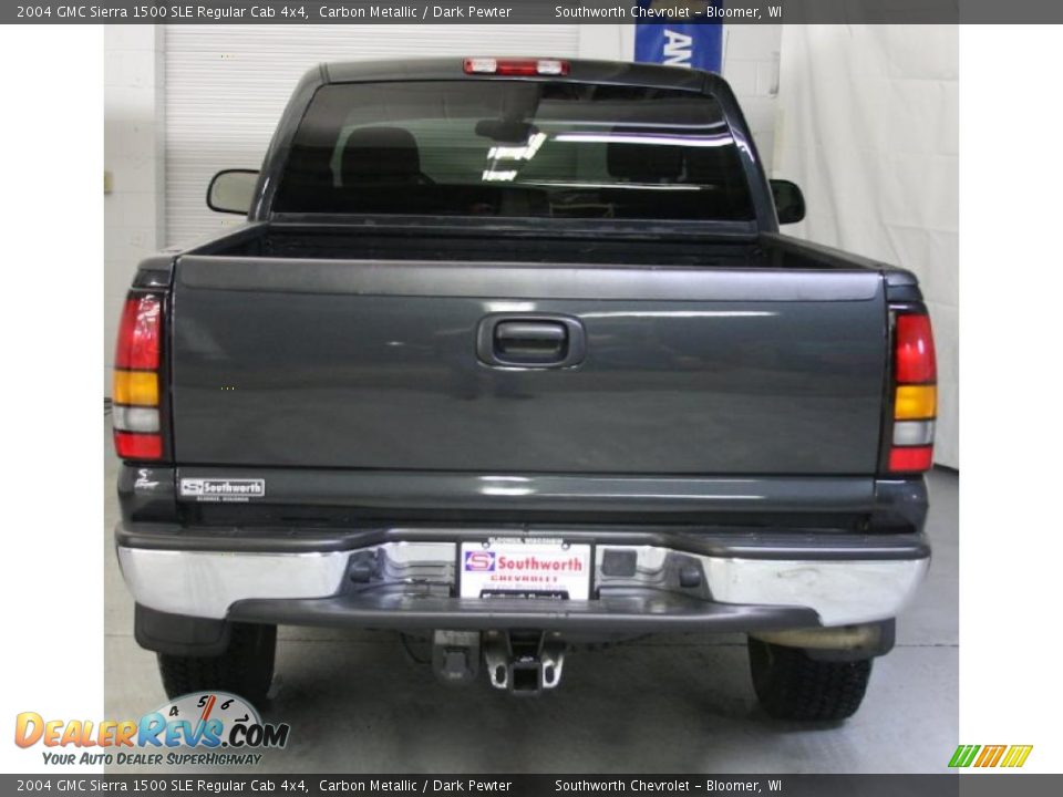 2004 GMC Sierra 1500 SLE Regular Cab 4x4 Carbon Metallic / Dark Pewter Photo #3