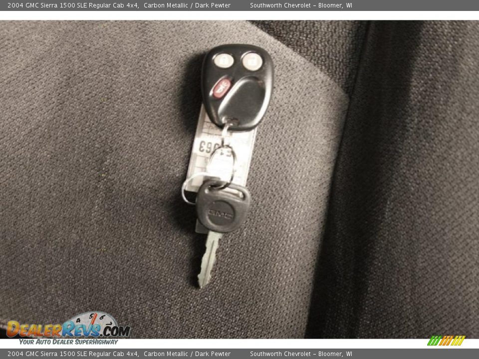 2004 GMC Sierra 1500 SLE Regular Cab 4x4 Carbon Metallic / Dark Pewter Photo #8