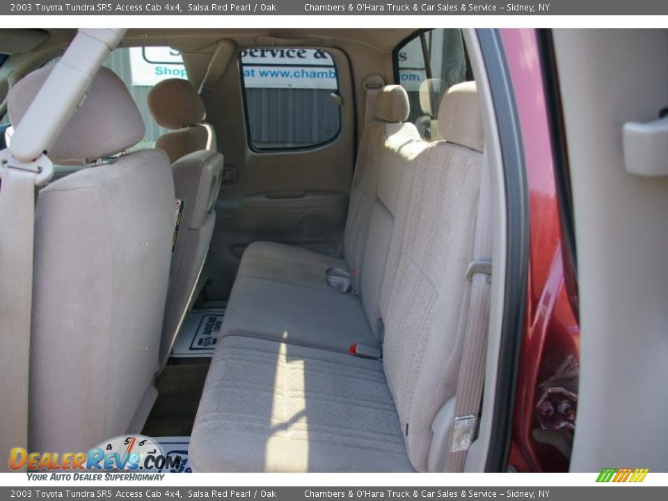 2003 Toyota Tundra SR5 Access Cab 4x4 Salsa Red Pearl / Oak Photo #4