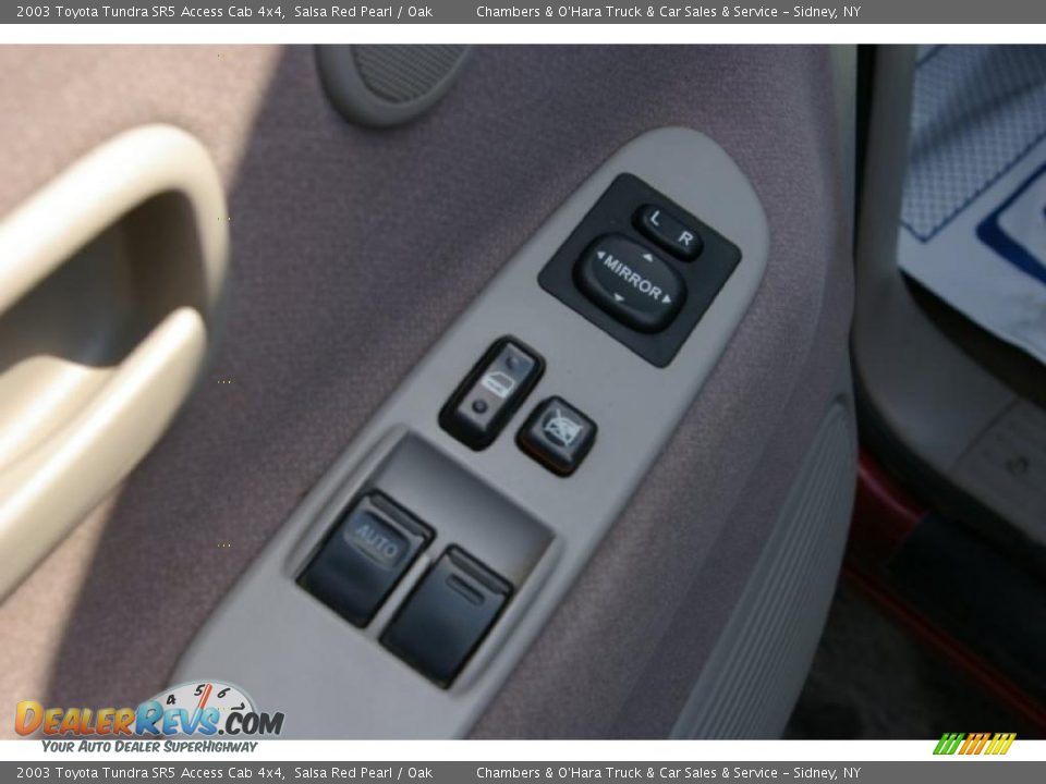 2003 Toyota Tundra SR5 Access Cab 4x4 Salsa Red Pearl / Oak Photo #5