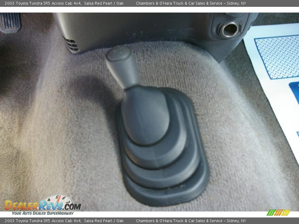 2003 Toyota Tundra SR5 Access Cab 4x4 Salsa Red Pearl / Oak Photo #8