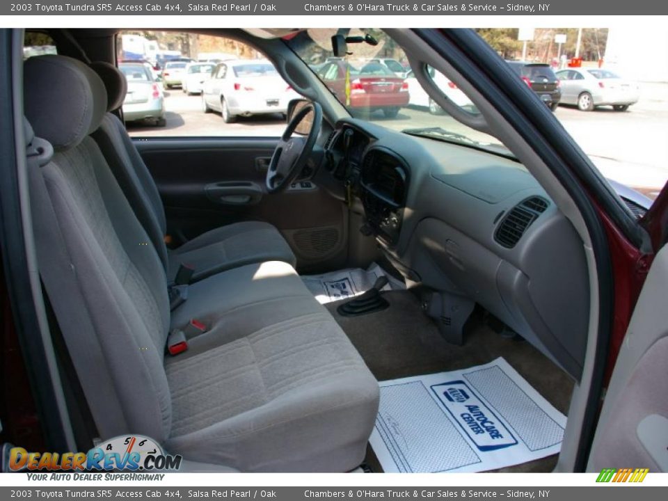 2003 Toyota Tundra SR5 Access Cab 4x4 Salsa Red Pearl / Oak Photo #12