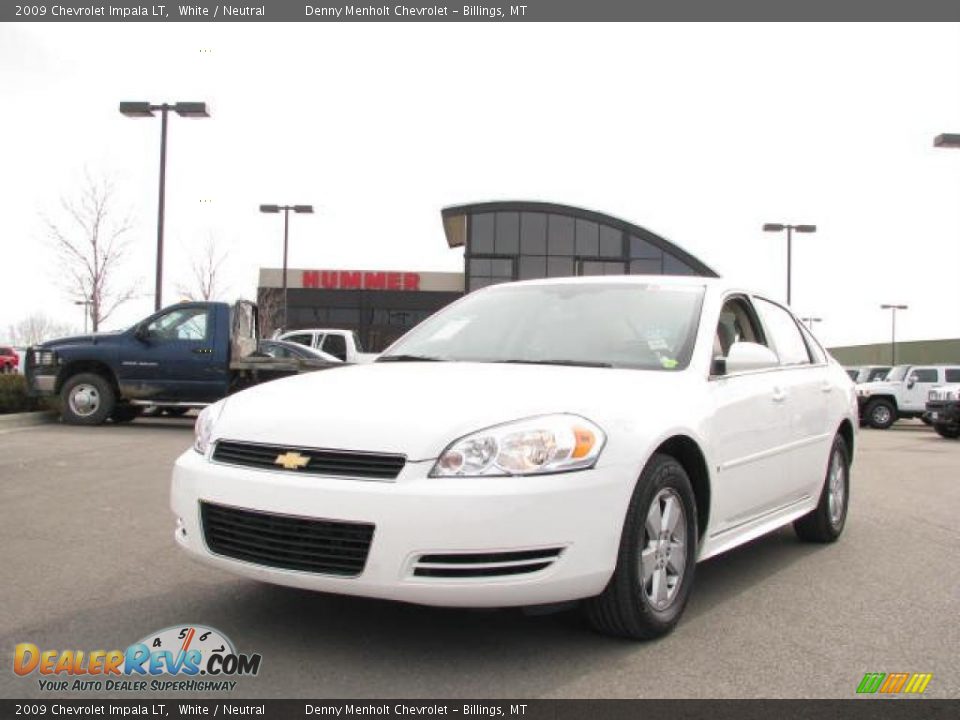2009 Chevrolet Impala LT White / Neutral Photo #2