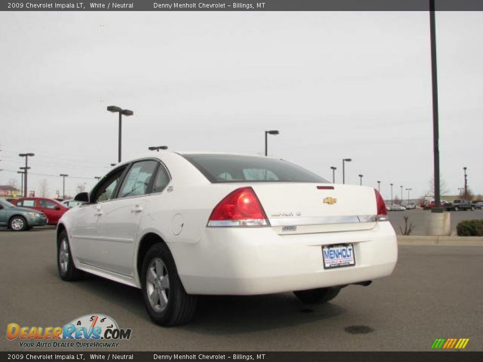 2009 Chevrolet Impala LT White / Neutral Photo #3