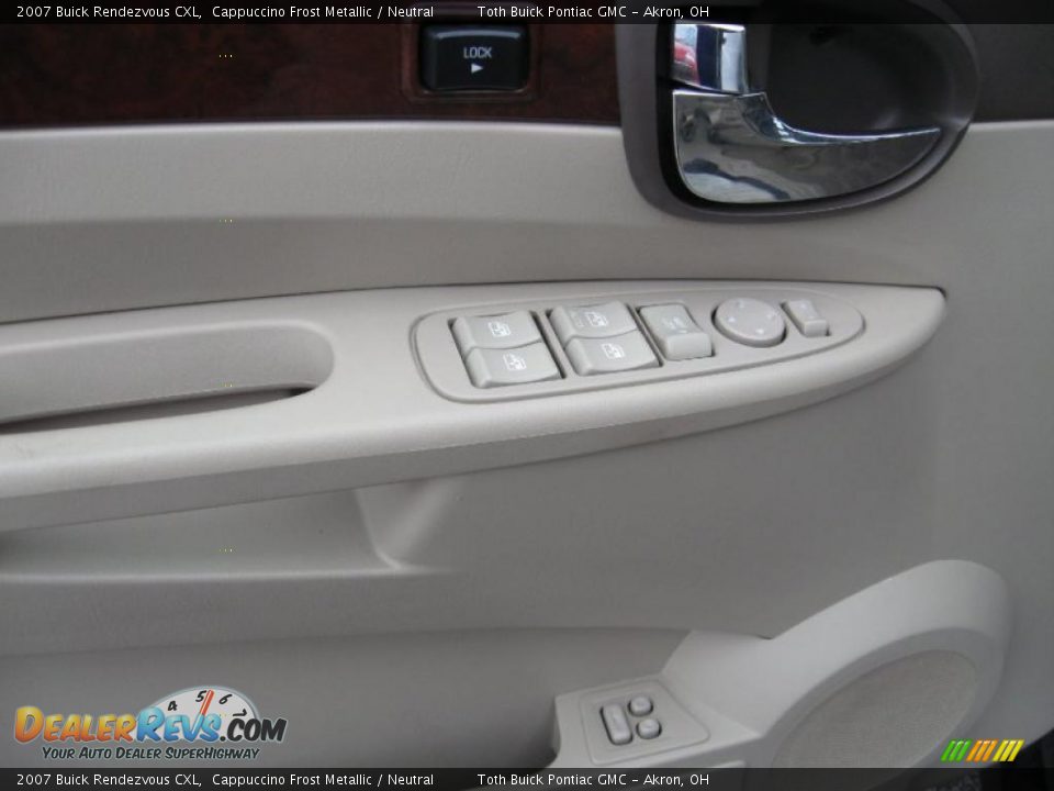 2007 Buick Rendezvous CXL Cappuccino Frost Metallic / Neutral Photo #10